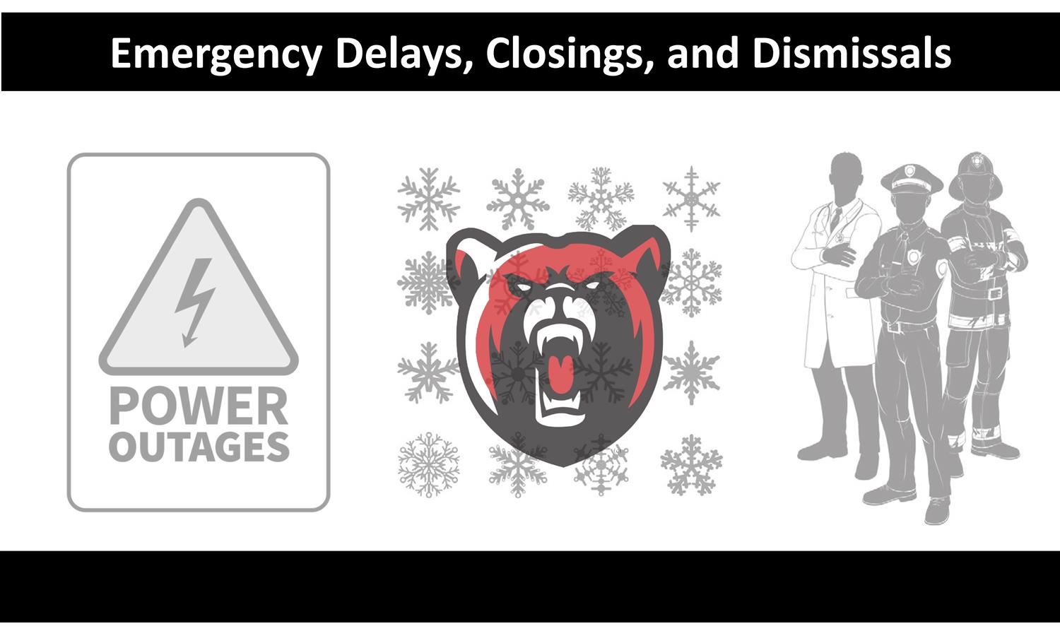Closings Delays Etc.